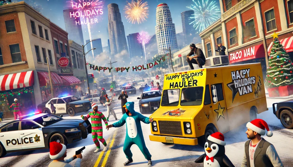 GTA Online viert feestdagen met gratis cadeaus, nieuwe voertuigen en evenementen