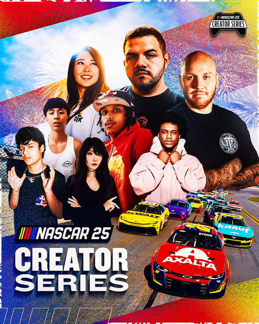 NASCAR 25 Creator Series trapt af met grote namen en $100.000 prijzengeld