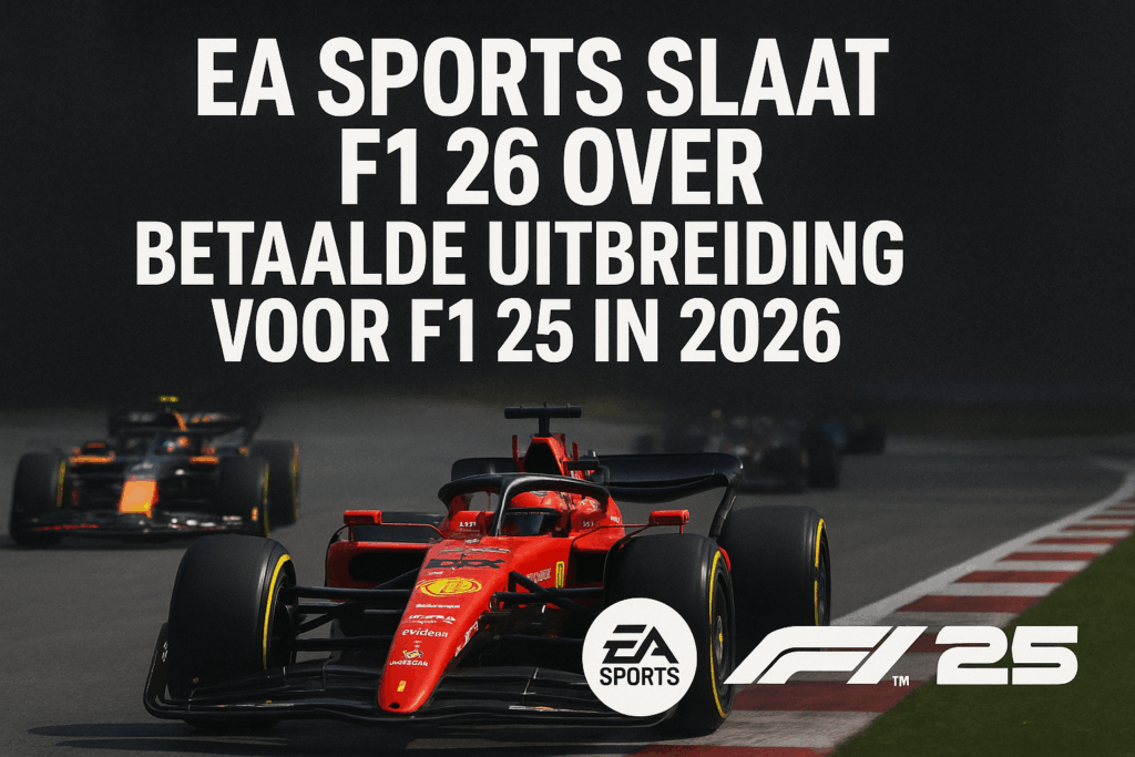 EA Sports focust op toekomst: F1 26 wordt een DLC voor F1 25