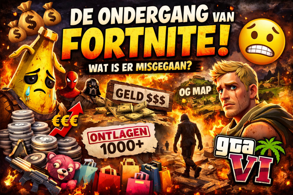 De ondergang van Fortnite is begonnen….