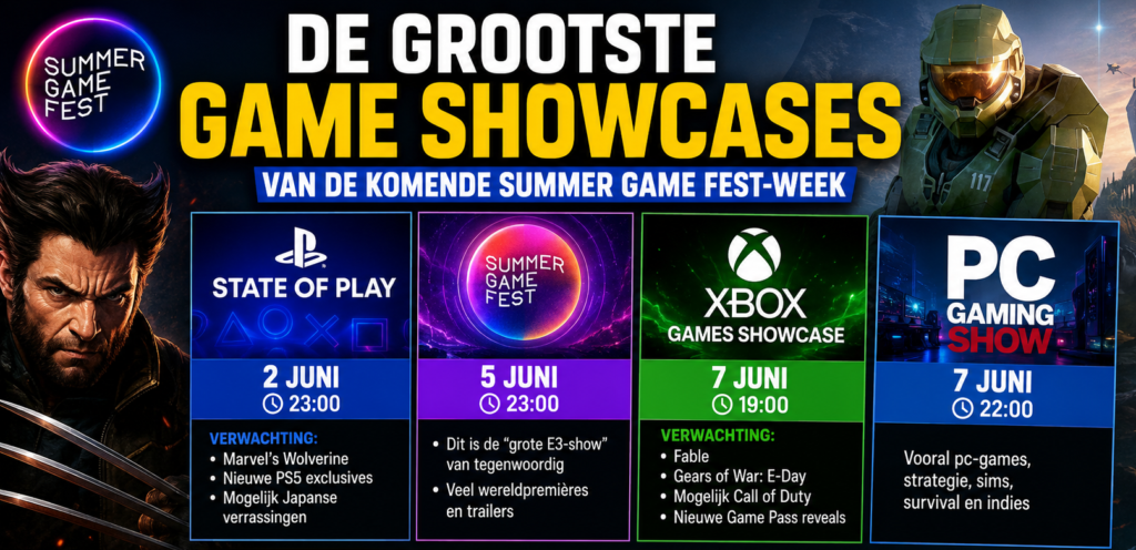 De belangrijkste week van het jaar voor gamers is terug